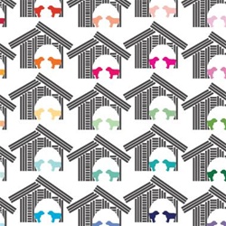 avalisa Animal Patterns Collection Wall Art - Dog House
