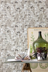Ferm Living Mushroom Soup Wallpaper